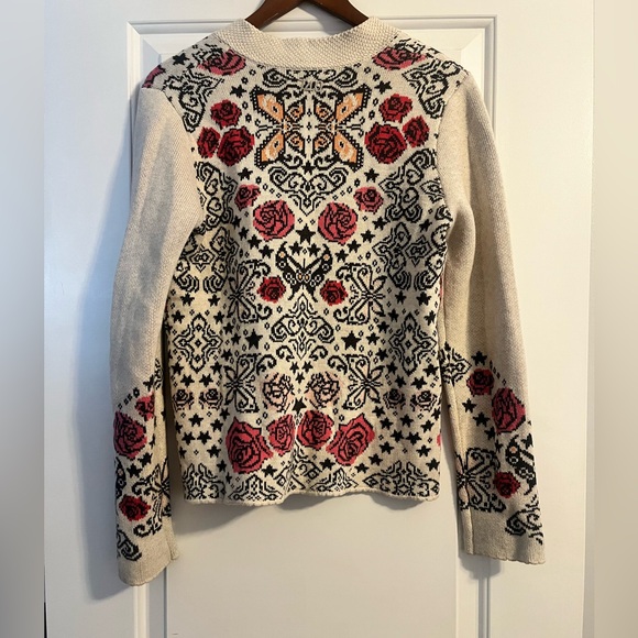 Odd Molly Rose and Butterfly Off White Cardigan - Picture 9 of 16